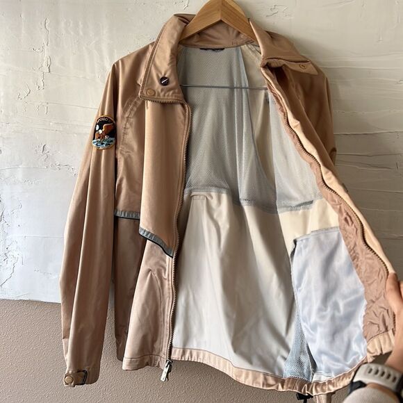 Vintage Nike Track Jacket - Gold Apollo Space NASA Patch (Size M Women's) - Picture 9 of 15